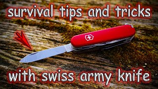 Secrets and Tricks for Survival with a Swiss Army Knife [upl. by Ahsillek]