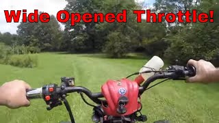 Rapidity GY6 150cc Quad Saving a Trashed ATV First Start and Ride [upl. by Pease]