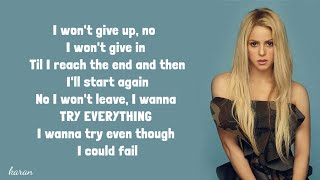 Shakira  Try Everything Lyrics [upl. by Amero76]