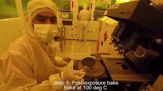 Microchannel fabrication using lithography process  Part 1 Photolithography [upl. by Ennayram287]