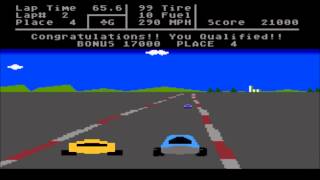 Richard Pettys Talladega for the Atari 8bit family [upl. by Drusus478]