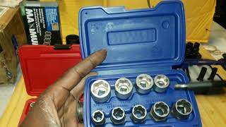 A Variety of Turbo Socket or Bolt Extractor Sets [upl. by Prudy]