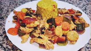 Nandos Cataplana Recipe  Nandos Rice  NMFood [upl. by Vassell]