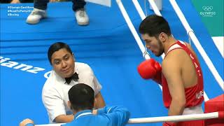 Nurbek Oralbay KAZ vs Aliaksei Alfiorau BLR World Olympic Qualifiers 2024 80kg [upl. by Ennavoj]