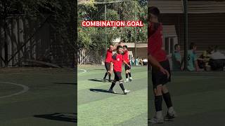 COMBINATION GOAL🔥  shorts shortvideo shortsvideo soccer sports dance music ronaldo remix [upl. by Claudetta]