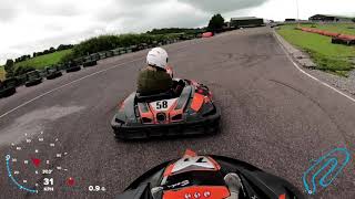 Kartworld Watergrasshill GoPro POV wSpeedometer [upl. by Gredel]