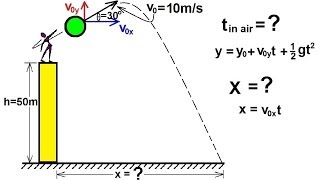 Physics 3 Motion in 2D Projectile Motion 2 of 4 [upl. by Oloap]