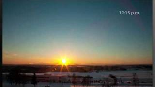 UAF  2010  Winter solstice in Fairbanks Alaska [upl. by Attelrahc]