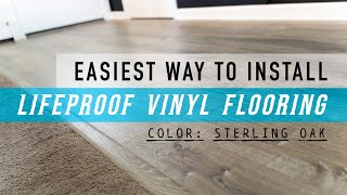 Installing LifeProof Vinyl Flooring StepbyStep Guide [upl. by Christabelle964]