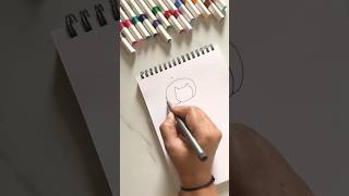 Easy trick  stepwise drawing shorts art drawing kids [upl. by Nosnaj]