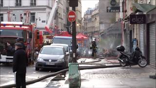 Pompiers de Paris Intervention incendie 2017 Mon Best Of Paris Fire Dept on scene  fire My best of [upl. by Mori]