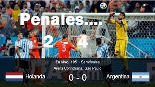 Holanda vs argentina Penales Estadisticas Goles Holland vs Argentina Penalty [upl. by Toby]