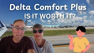 Delta Comfort Plus vs Economy Is Comfort Plus Worth It [upl. by Draneb]