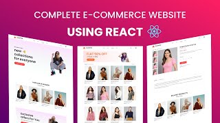 How To Create Complete Ecommerce Website Using React JS Step by Step Tutorial 2023 [upl. by Ricoriki]