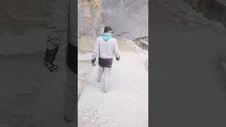 snowfall Manali comedy snowfall funny shorts ytshorts [upl. by Innad823]