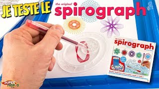 Je teste le Spirograph en version Deluxe Le Jeu de dessin de mon enfance Noel 2019 Splash Toys [upl. by Unni]