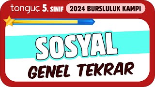 5Sınıf Sosyal Genel Tekrar ✍ 2024 Bursluluk Kampı [upl. by Yralih820]