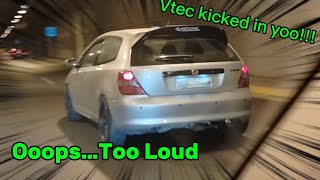 LOUD Honda Civic Straight Piped Sound [upl. by Lasyrc]