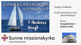 Seminarium den 19 okt kl 1500 i Sunne Missionskyrka [upl. by Rowney]