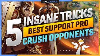 5 INSANE TRICKS the BEST SUPPORT PLAYER uses to CRUSH OPPONENTS  League of Legends [upl. by Rosenkranz702]