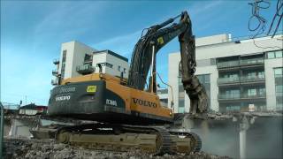 Volvo EC360CL Excavator Demolition [upl. by Lleret]