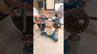 Sem 2 start Mounting articulator dentatus upper [upl. by Jessabell]