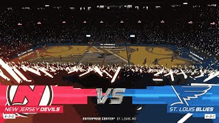 NHL 24  2025 Season Devils 630 vs Blues 431 PS5 Gameplay [upl. by Litt]