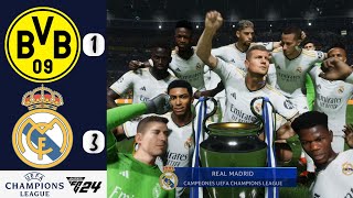 BORUSSIA DORTMUND  REAL MADRID  FINAL CHAMPIONS LEAGUE  EA SPORTS FC™ 24 [upl. by Chill389]