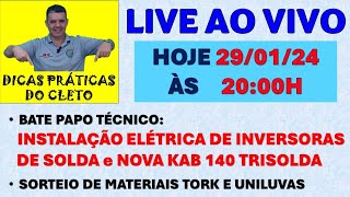 DICAS PRÁTICAS DO CLETO  Ligação elétrica das inversoras de solda e a nova KAB 140 TRISOLDA da TORK [upl. by Titos]