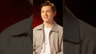 Tom Holland lied about being an Americantomholland hollywood spiderman Marvel SpiderMan4 [upl. by Ewall]