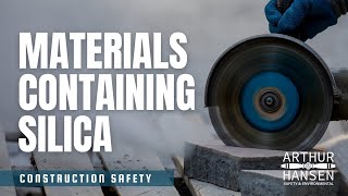 How to Identify Materials Containing Silica Respirable Crystalline Silica  Construction Safety [upl. by Dyann]