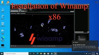 How to install Winamp in Window 10 x86  Get Software [upl. by Noslen813]