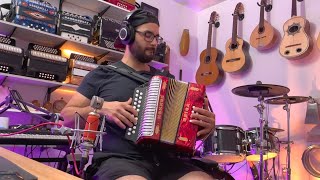 La Pluma Polka  Juan Lopez All Instruments Cover [upl. by Jacquenette652]