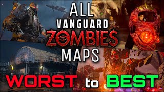 RANKING ALL VANGUARD ZOMBIES MAPS FROM WORST TO BEST [upl. by Vito]