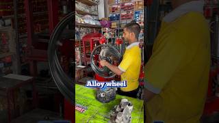 Part  1 Splendor का Alloy wheel टूट gya 😱  Vikasbaghpatiya shortvideo shorts [upl. by Cassiani]