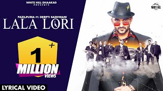 LALA LORI  Fazilpuria ft Deepti  Afsana Khan  Jaani  SukhE  Haryanvi Songs Haryanavi 2022 [upl. by Sabu100]