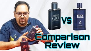 Acqua di Gio Profondo VS Jorge di Peofondo  Comparison profondo banglareview [upl. by Anelet]