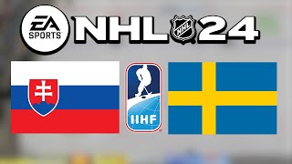 SVK  SWE  NHL 24  MS v hokeji 2024 [upl. by Sierra456]