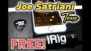 FREE Awesome TONEBRIDGE Guitar App amp Cheap iRig Soundcard Joe Satriani Flying in a Blue Dream Patch [upl. by Arriaet]