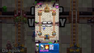 100 HP Victory in Clash Royale clashroyale logbait shorts [upl. by Amoritta]