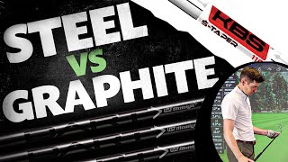 Steel vs Graphite iron shaft test  I did not expect this [upl. by Yzzik]