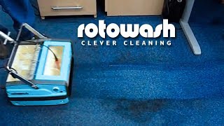 Rotowash Carpet Cleaning  MultiFloor Cleaning Machine  DEMO [upl. by Asyle145]