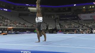 Donnell Whittenburg  Floor Exercise  2024 Xfinity US Championships  Senior Men Day 2 [upl. by Nylloc]