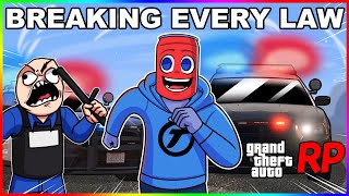 We Broke Every Law in GTA RP JAILED [upl. by Gorey]