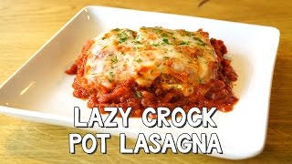 Lazy Crock Pot Lasagna  DIY by Perk [upl. by Noitsuj202]