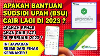 INFO RESMI❗ BANTUAN UNTUK KARYAWAN SWASTA  BSU BPJS KETENAGAKERJAAN 2023 CAIR LAGI DI FEBRUARI [upl. by Kempe]