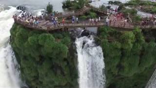 Las Cataratas del Iguazú como nunca antes vista con un Dron  Turismo Viajes Misiones Cataratas [upl. by Valerio]