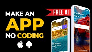 How To Create Free Mobile APP Without Coding  Android amp iOS 🔥 [upl. by Kenwee]