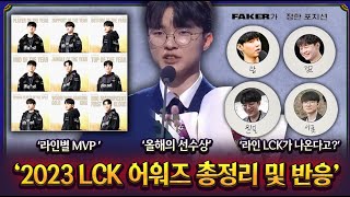 2024 LCK는 라인별 CK 그게 뭘까 LCK 어워즈아니냐고 LCK 어워즈 총정리와 라인별 CK가 현실로 ㅋㅋ [upl. by Hafinah]