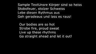 And One  Panzermensch lyrics English amp German [upl. by Itsrejk]